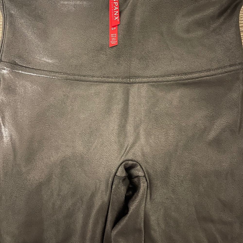 Spanx leather leggings